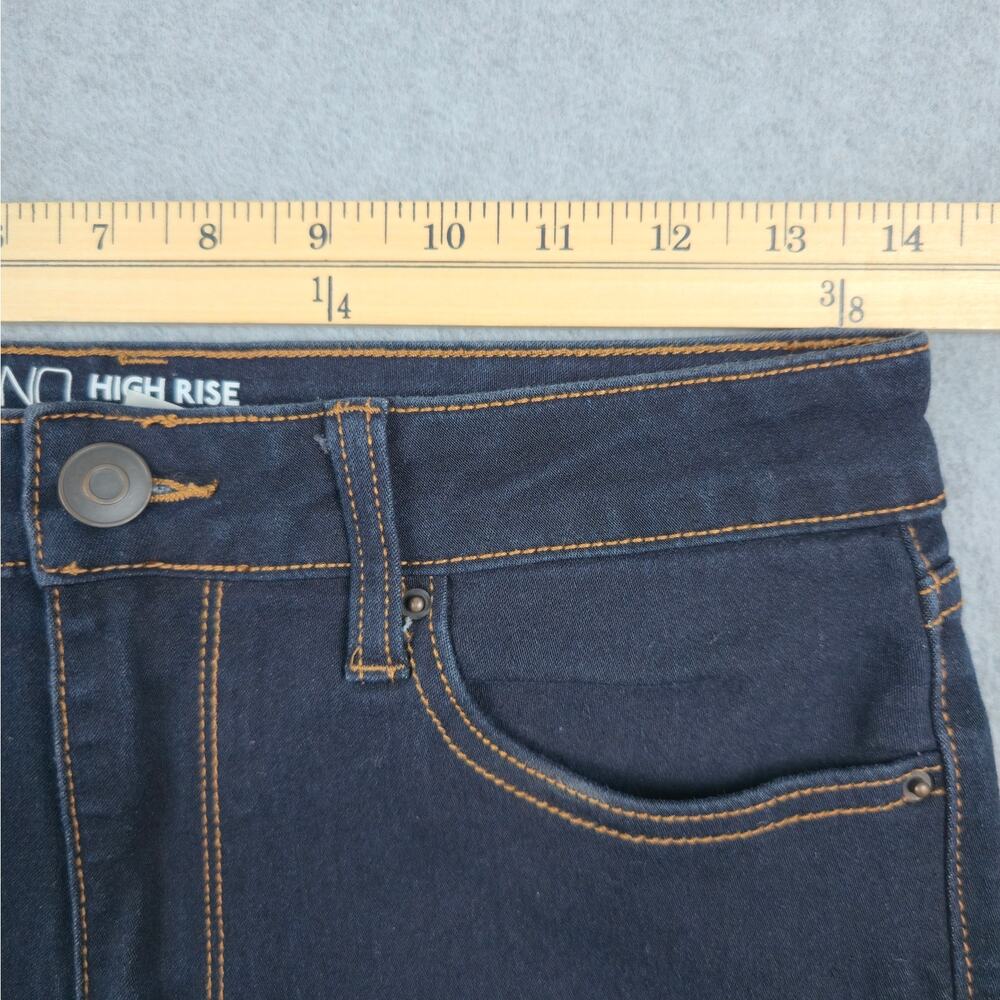 No Boundaries Size 9 Dark Wash High Rise Skinny Jeans 28x27 - Picture 12 of 16